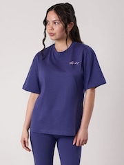 Gym King Blue Script Boyfriend T-Shirt - Image 2 of 4
