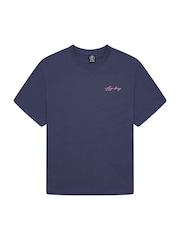 Gym King Blue Script Boyfriend T-Shirt - Image 3 of 4