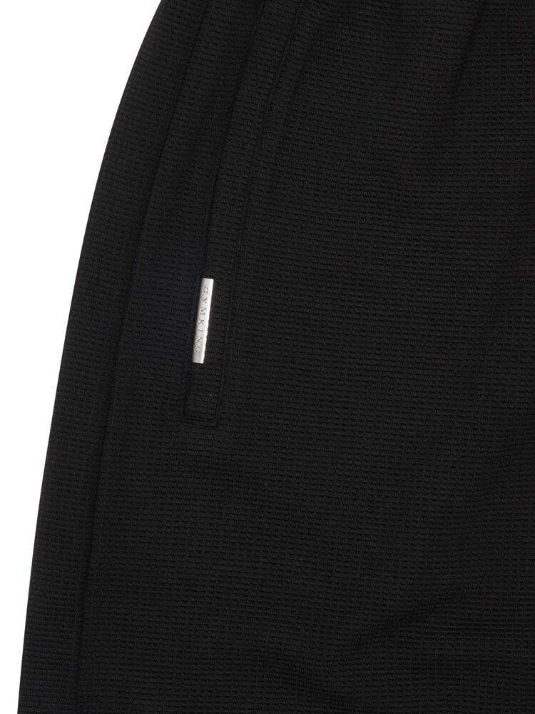 Gym King Black Signature Waffle Shorts - Image 4 of 4