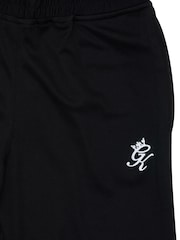 Gym King Black Lightweight Poly Tracksuit Bottoms - Image 4 of 4