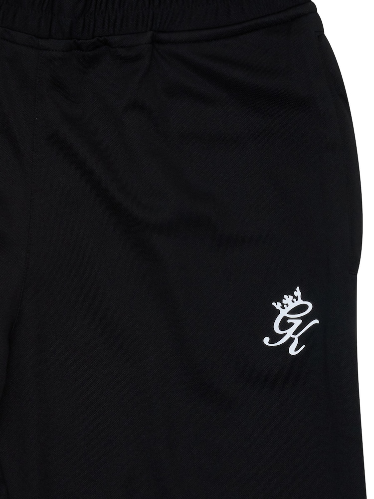 Gym King Black Lightweight Poly Tracksuit Bottoms - Image 4 of 4