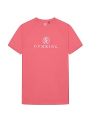Gym King Coral Pro Logo Jersey T-Shirt - Image 3 of 4