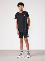 Gym King Black Lightweight Poly Shorts - Image 1 of 4