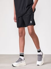 Gym King Black Lightweight Poly Shorts - Image 2 of 4