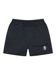 Gym King Black Lightweight Poly Shorts - Image 3 of 4