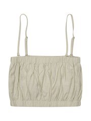 Natural - Gym King Signature Woven Bandeau Top - Imagem 3 de 4