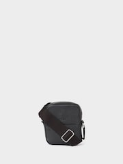 Osprey London The Jacob Leather Black Phone Bag - Image 1 of 5