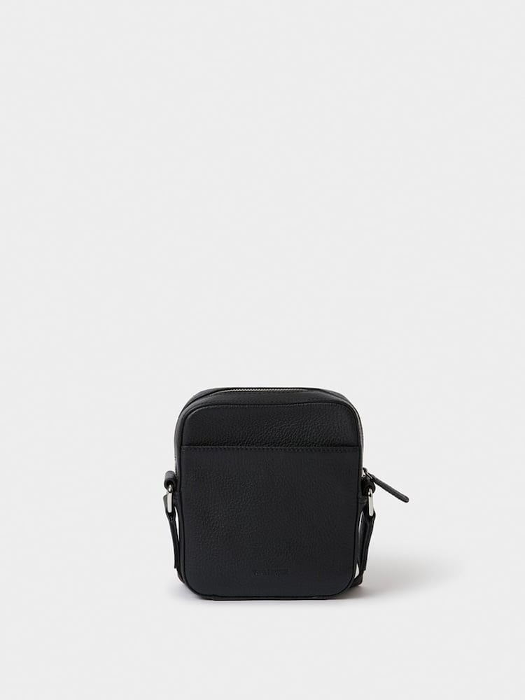 Osprey London The Jacob Leather Black Phone Bag - Image 2 of 5