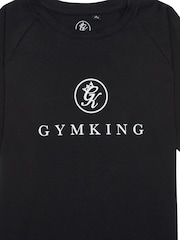 Gym King Black Pro T-Shirt - Image 4 of 4