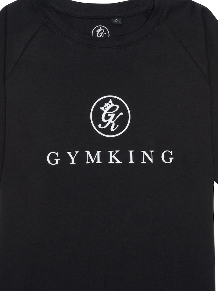 Gym King Black Pro T-Shirt - Image 4 of 4 Gym King Black Pro T-Shirt - Image 4 of 4