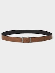 Osprey London The Eltham 3cm Reversible Leather Belt - Image 1 of 3