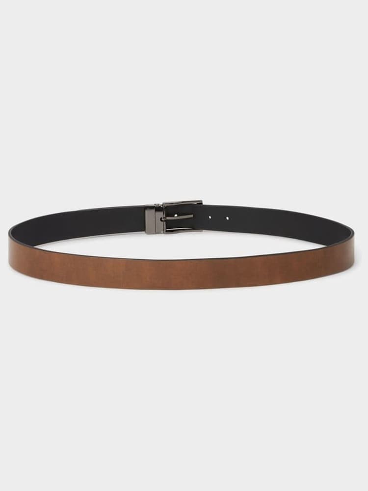 Osprey London The Eltham 3cm Reversible Leather Belt - Image 2 of 3