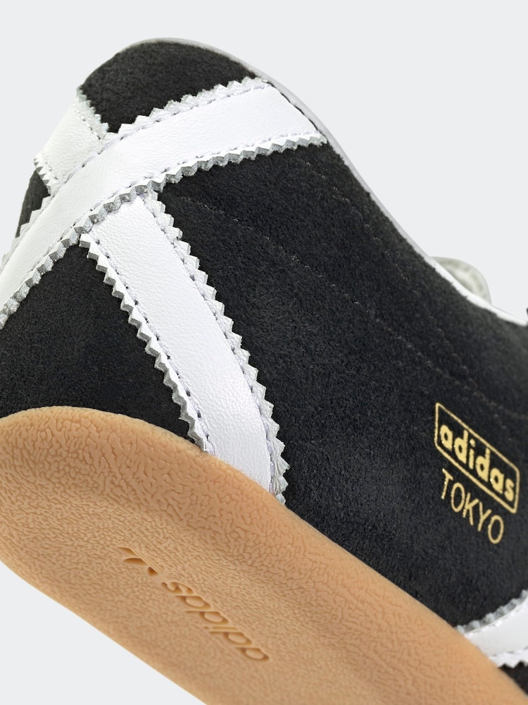 adidas Originals Black/White Tokyo Trainers - Image 9 of 9 adidas Originals Black/White Tokyo Trainers - Image 9 of 9