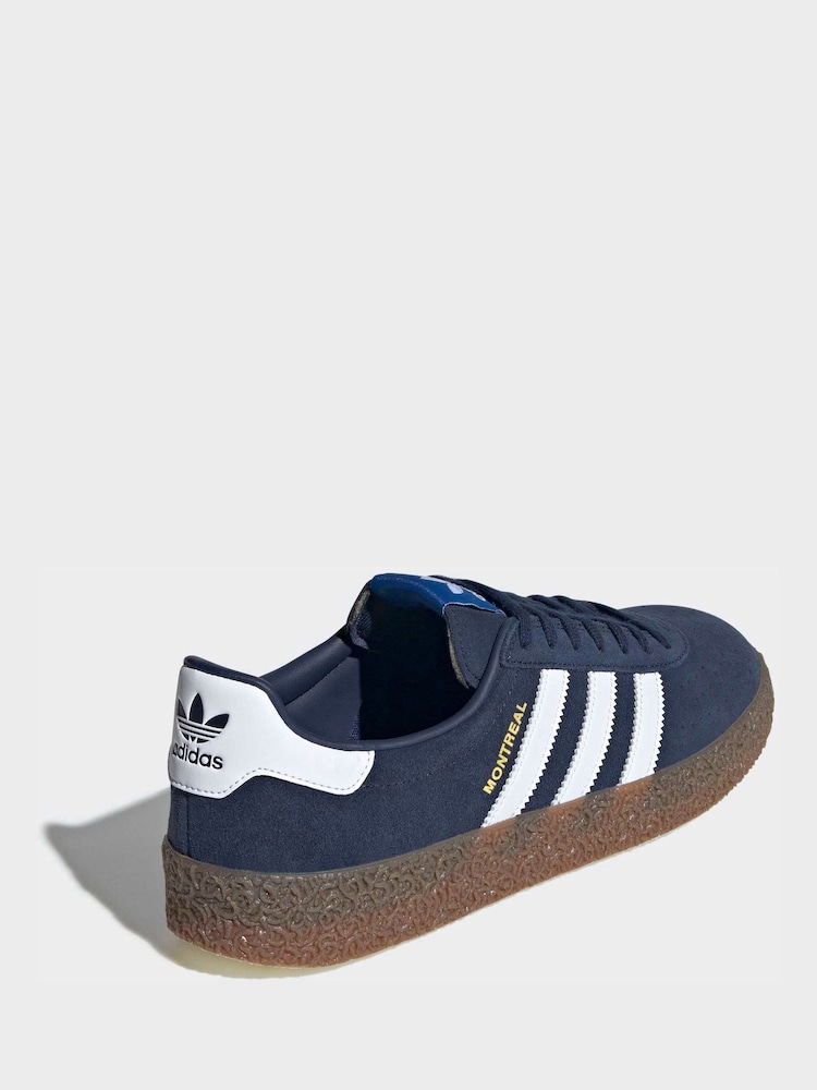 adidas Originals Blue Montreal Trainers - Image 9 of 9 adidas Originals Blue Montreal Trainers - Image 9 of 9