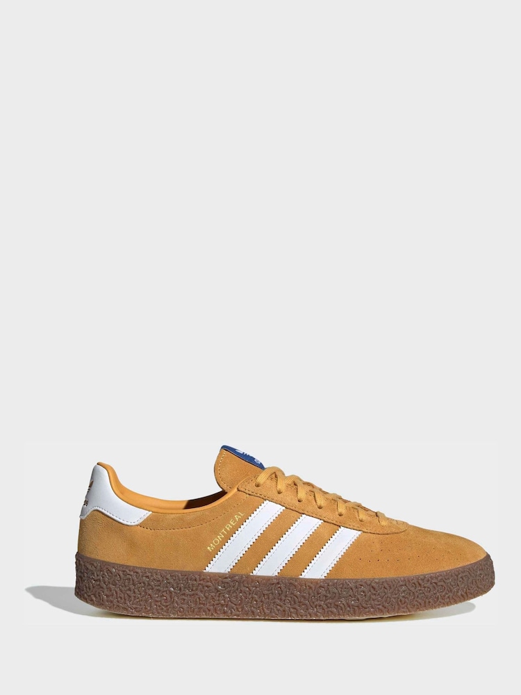 adidas Originals Yellow Montreal Trainers - Image 2 of 9 adidas Originals Yellow Montreal Trainers - Image 2 of 9