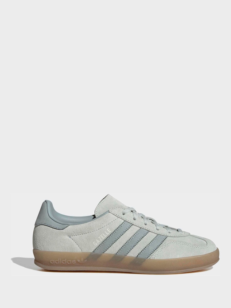 adidas Originals Dark Green Gazelle Indoor Trainers - Image 1 of 9 adidas Originals Dark Green Gazelle Indoor Trainers - Image 1 of 9