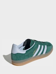 adidas Originals Green Gazelle Indoor Trainers - Image 2 of 9