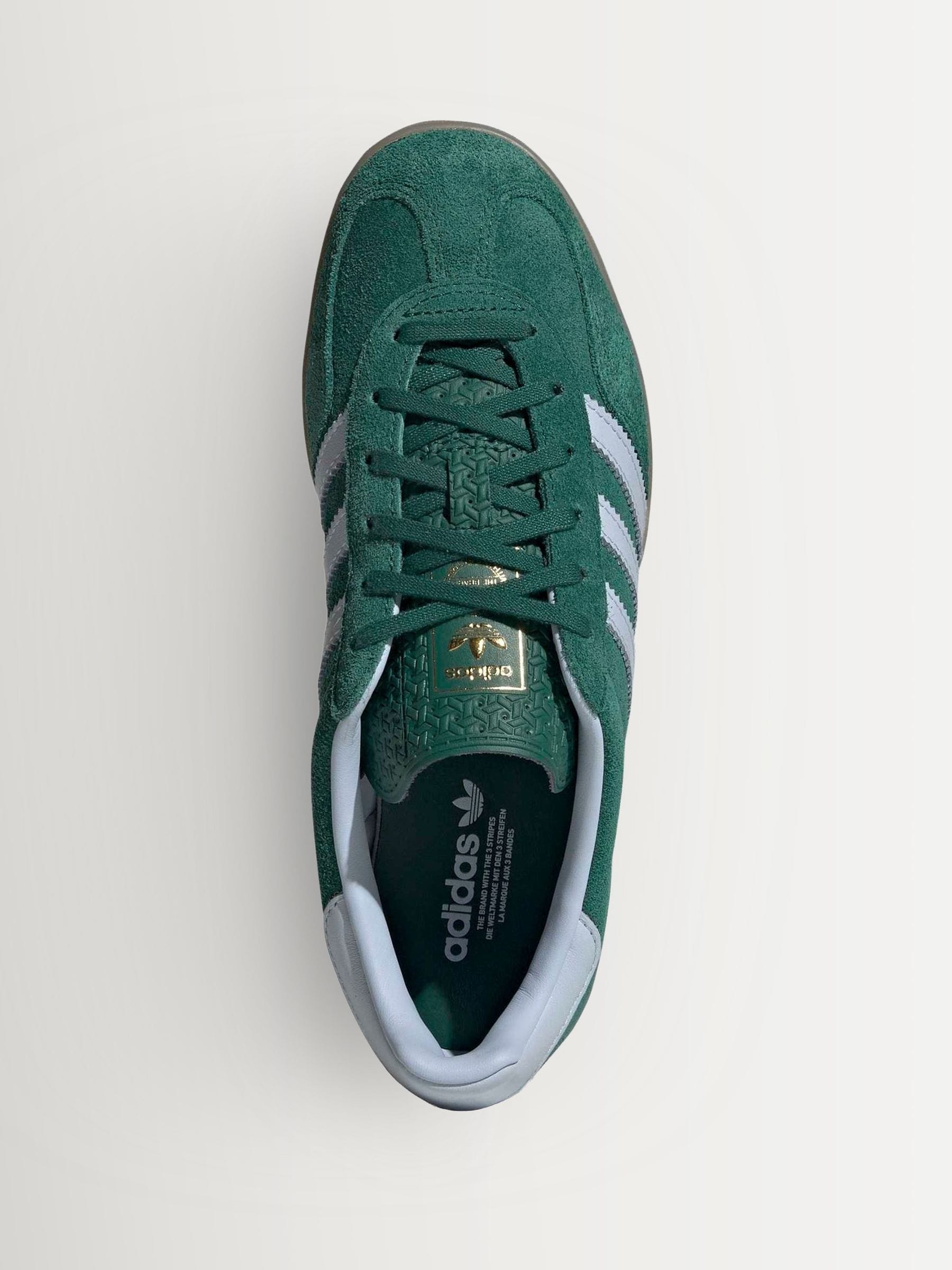 Buy adidas Originals Green Gazelle Indoor Trainers from Next USA