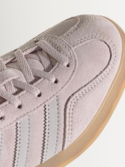 adidas Originals Light Pink Gazelle Indoor Trainers - Image 8 of 9