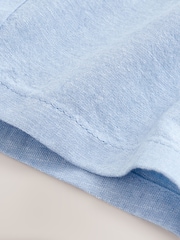 Blue Regular Fit Chino Linen Shorts (3-16yrs) - Image 6 of 7