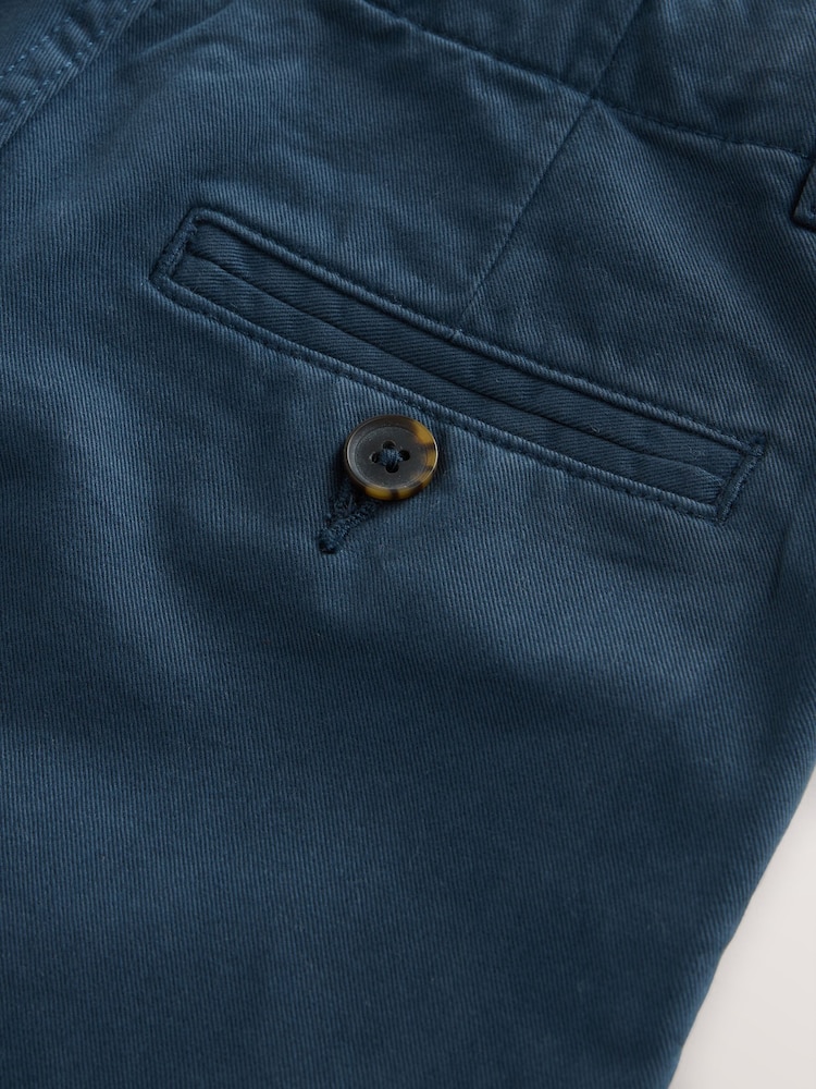 Stone Wash Garment Washed Chino Shorts (3-16yrs) - Image 4 of 4