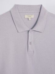 Ivory Pique Polo Shirt - Image 5 of 6