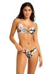 Seafolly Riviera Coast Reversible Black Hipster - Image 1 of 4