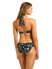 Seafolly Modern Romance Halter Bandeau Black Bikini - Image 2 of 5