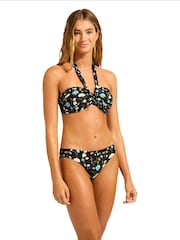 Seafolly Modern Romance Halter Bandeau Black Bikini - Image 5 of 5