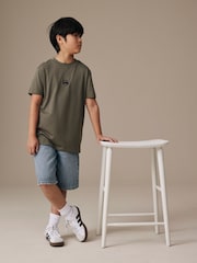 Mid Blue Jort Shorts (3-16yrs) - Image 2 of 7