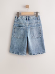 Mid Blue Jort Shorts (3-16yrs) - Image 5 of 7