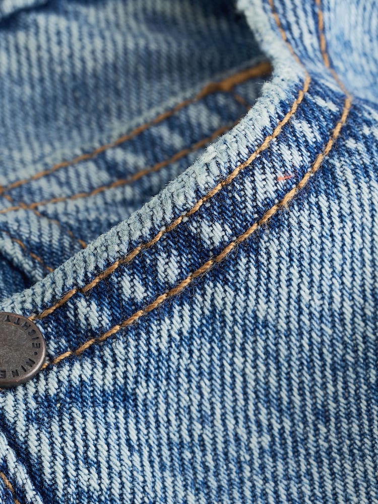 Mid Blue Jort Shorts (3-16yrs) - Image 7 of 7