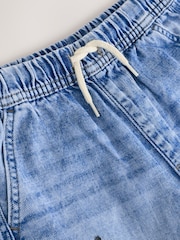 Mid Blue Print Bermuda Pull On Shorts (3-16yrs) - Image 3 of 5