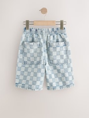 Bleach Check Bermuda Pull On Shorts (3-16yrs) - Image 2 of 4