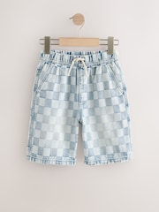 Bleach Check Bermuda Pull On Shorts (3-16yrs) - Image 5 of 8