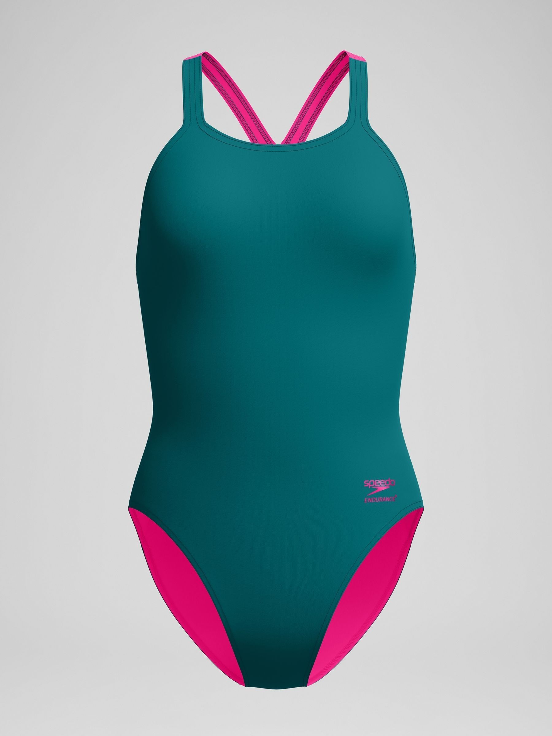 Next：日本 グリーン - Speedo ソリッドパワーバック水着 from Next Japan