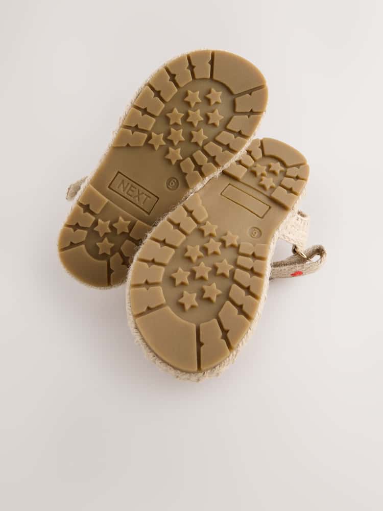 Neutral Heart Ankle Strap Sandals with Touch Fastening - Image 7 of 7 Neutral Heart Ankle Strap Sandals with Touch Fastening - Image 7 of 7