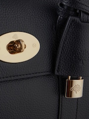 Mulberry Black/Gold Small Bayswater Satchel Bag - Image 6 of 6