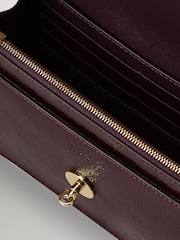 Mulberry Deep Aubergine Small Darley Classic Grain Bag - Image 5 of 5