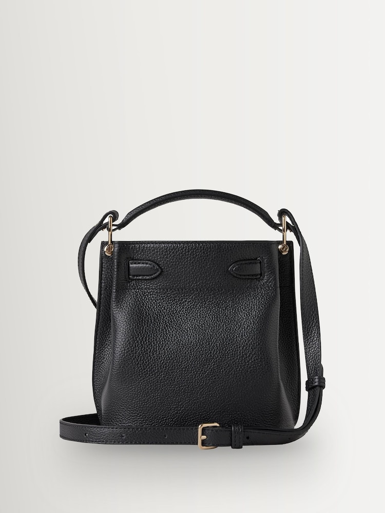 Mulberry Black/Gold Mini Islington Bucket Bag - Image 2 of 6 Mulberry Black/Gold Mini Islington Bucket Bag - Image 2 of 6