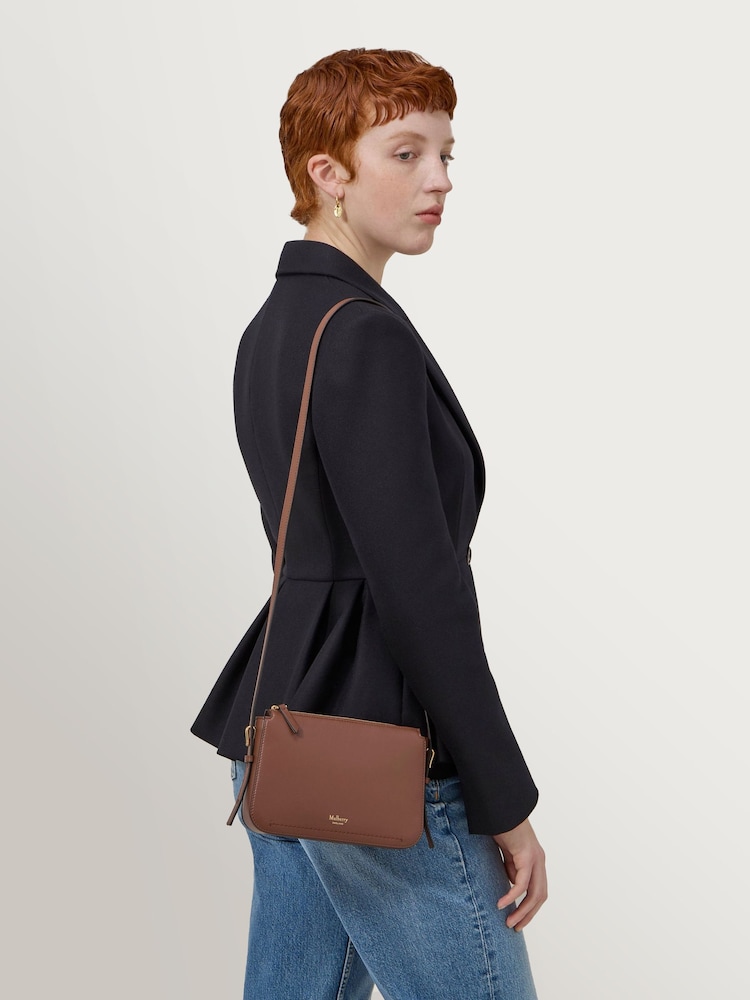 Mulberry Bright Oak Clovelly Pouch Micro Classic Grain Bag - Image 6 of 6 Mulberry Bright Oak Clovelly Pouch Micro Classic Grain Bag - Image 6 of 6