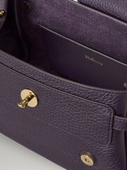 Mulberry Deep Aubergine Mini Alexa Heavy Grain Bright Bag - Image 4 of 5