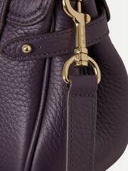 Mulberry Deep Aubergine Mini Alexa Heavy Grain Bright Bag - Image 5 of 5