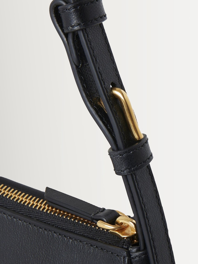 Mulberry Black Clovelly Shoulder Micro Classic Grain Bag - Image 5 of 5 Mulberry Black Clovelly Shoulder Micro Classic Grain Bag - Image 5 of 5