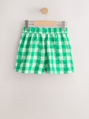 Green Checked Pull on Shorts (3-16yrs) - Image 6 of 8