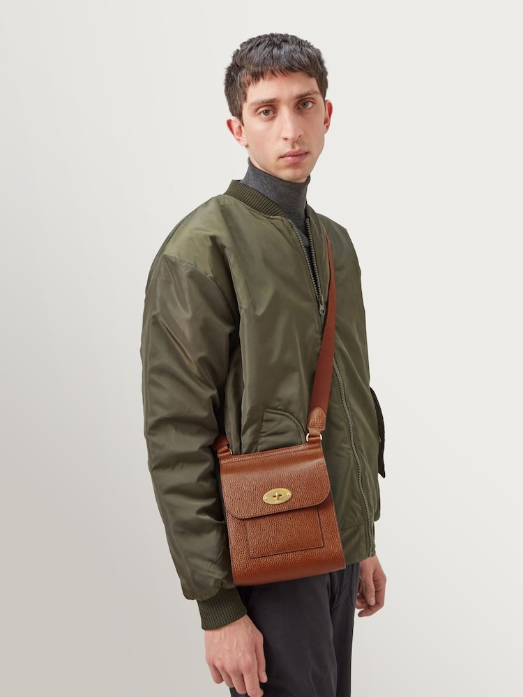 Mulberry Brown Small Antony Two Tone Scg Oak Bag - Image 9 of 9