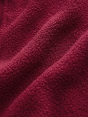 Cherry Red Zip Through Sports Fleece - Image 3 of 3