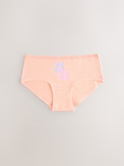 Pink/Lilac Print Hipster Briefs 5 Pack (2-16yrs) - Image 2 of 9