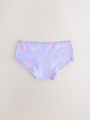 Pink/Lilac Print Hipster Briefs 5 Pack (2-16yrs) - Image 3 of 9