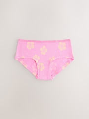 Pink/Lilac Print Hipster Briefs 5 Pack (2-16yrs) - Image 4 of 9